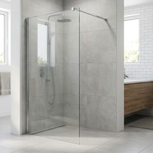 OAKLAND SHOWER SCREEN 1200x2000 SILVER