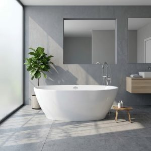SERENITY WHITE FREESTANDING BATH
